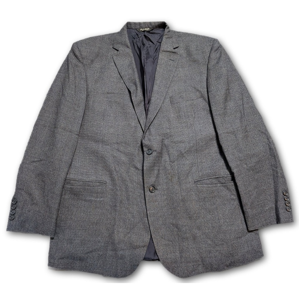 Jos. A. Bank Mens Blazer Gray 46R Tailored Fit Wool Suit Jacket 100%